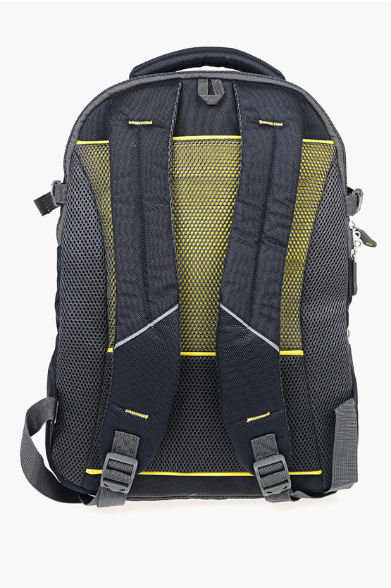 4MATION Laptop Backpack Blue/Yellow