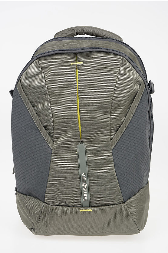 4MATION Laptop Backpack Olive/Yellow