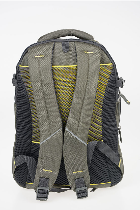4MATION Laptop Backpack Olive/Yellow