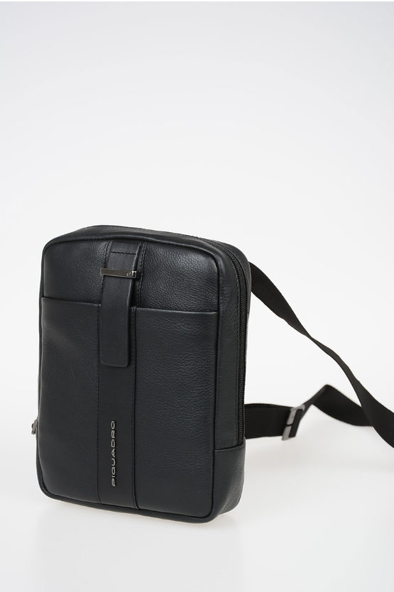 BAE Leather Ipad Crossbody Bag Black