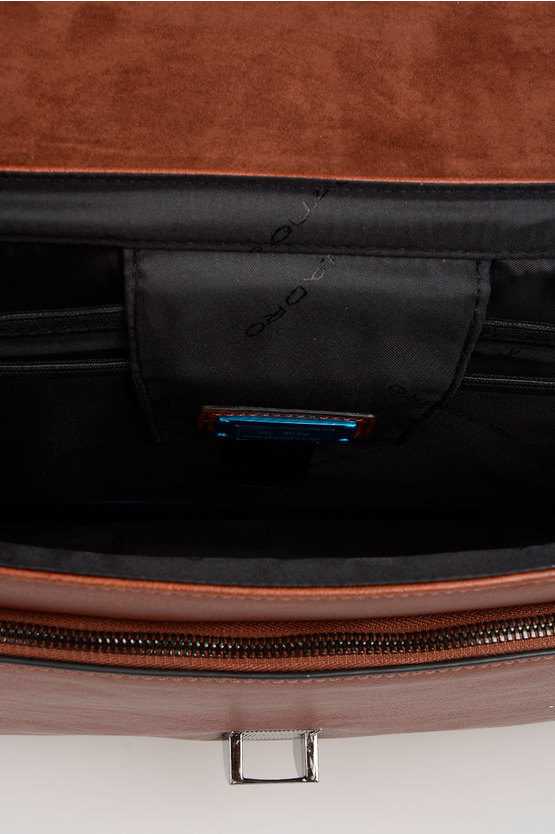 BLACK SQUARE Laptop Briefcase 15’’ Expandable Brown