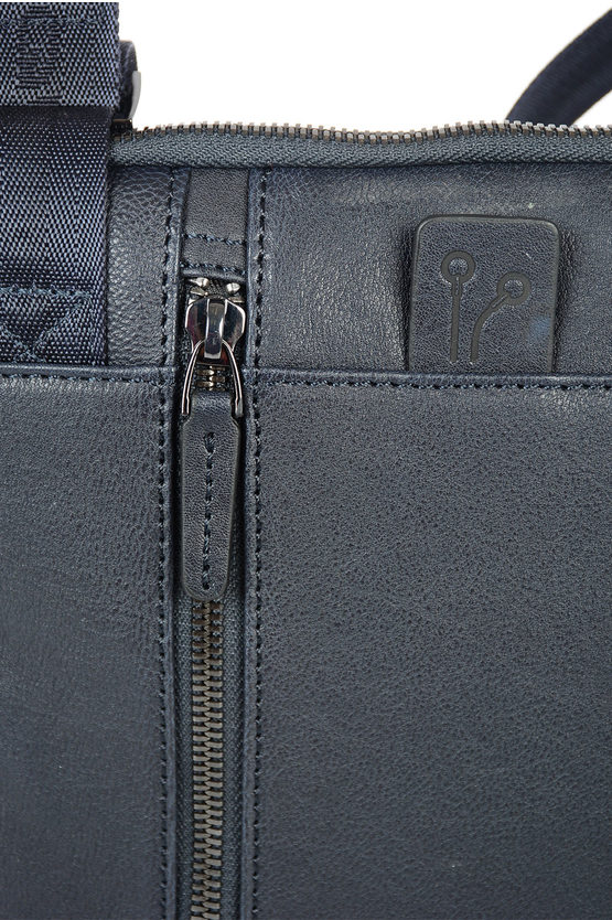 BLACK SQUARE Leather Crossbody Bag Blue