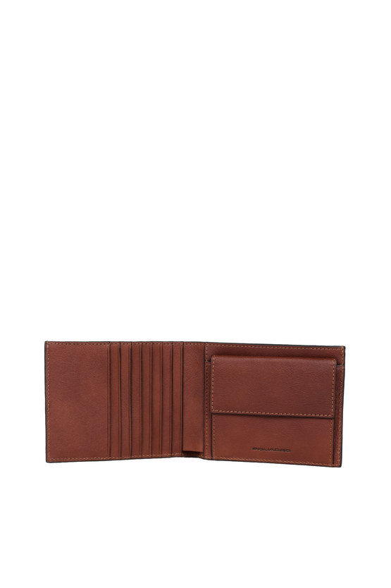BLACK SQUARE Wallet with Business Card Holder Brown