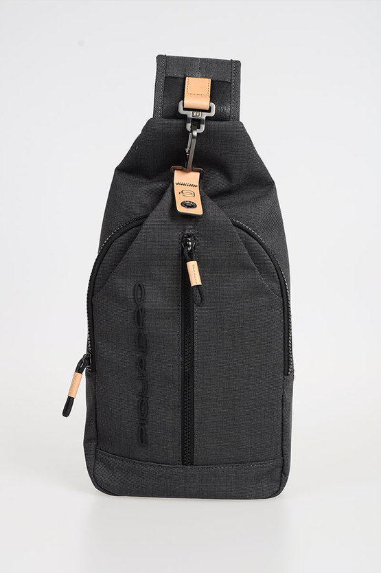 BLADE Mono Sling Bag Black Piquadro men Cuoieria Shop Online