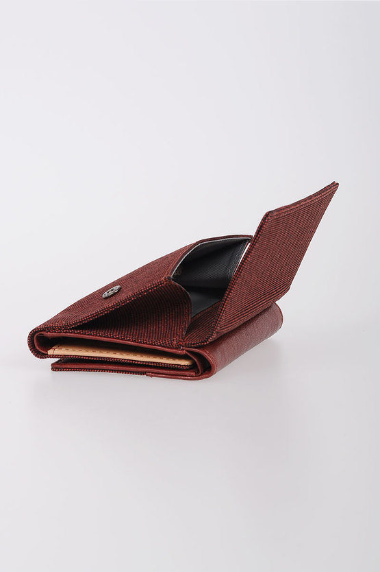 BLADE Wallet with Coin Case and Credit Card Slots Red
