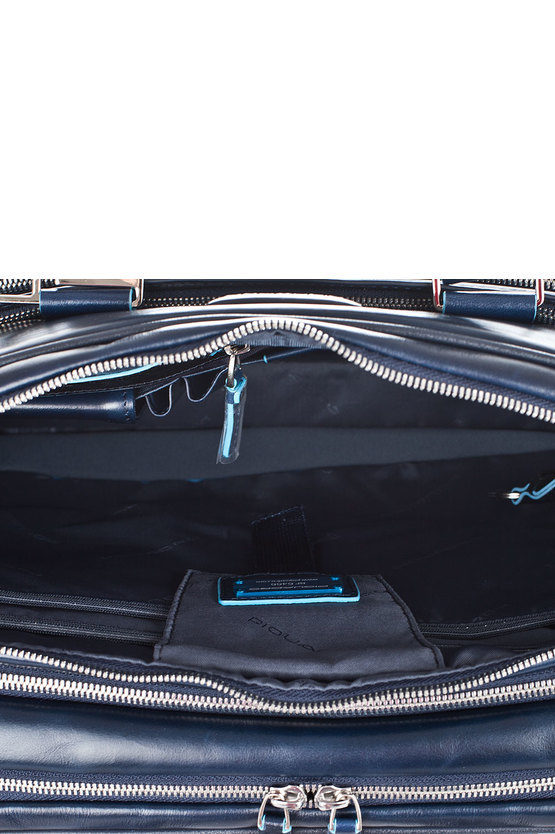 BLUE SQUARE Briefcase Expandable Blue