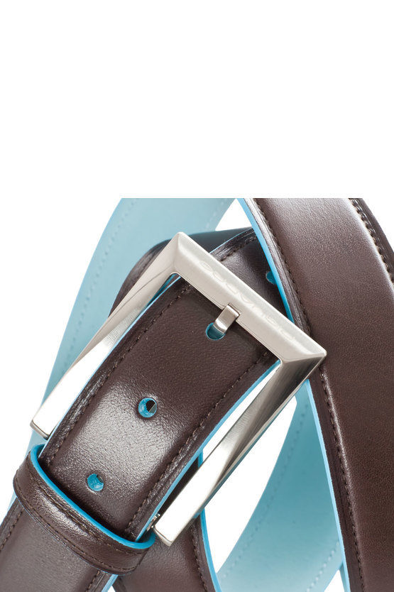 BLUE SQUARE Cintura con Impunture Mogano