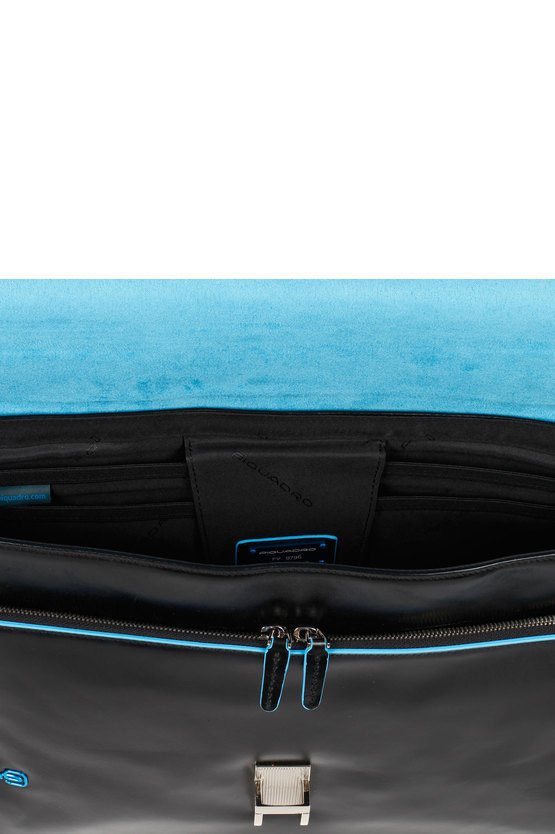 BLUE SQUARE Laptop Briefcase Expandable Black
