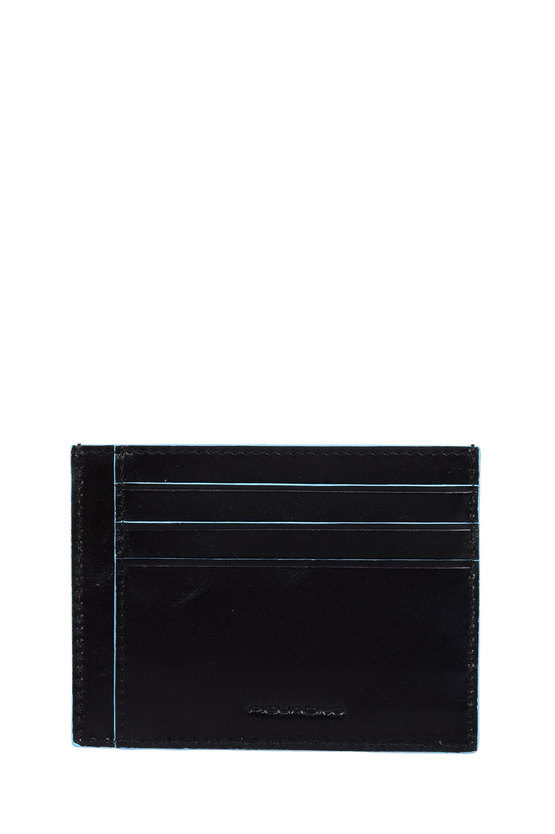 BLUE SQUARE Pouch with Credit Card Holder Black