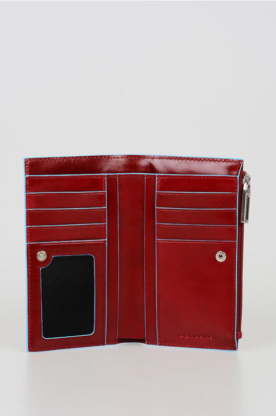 BLUE SQUARE Wallet Red
