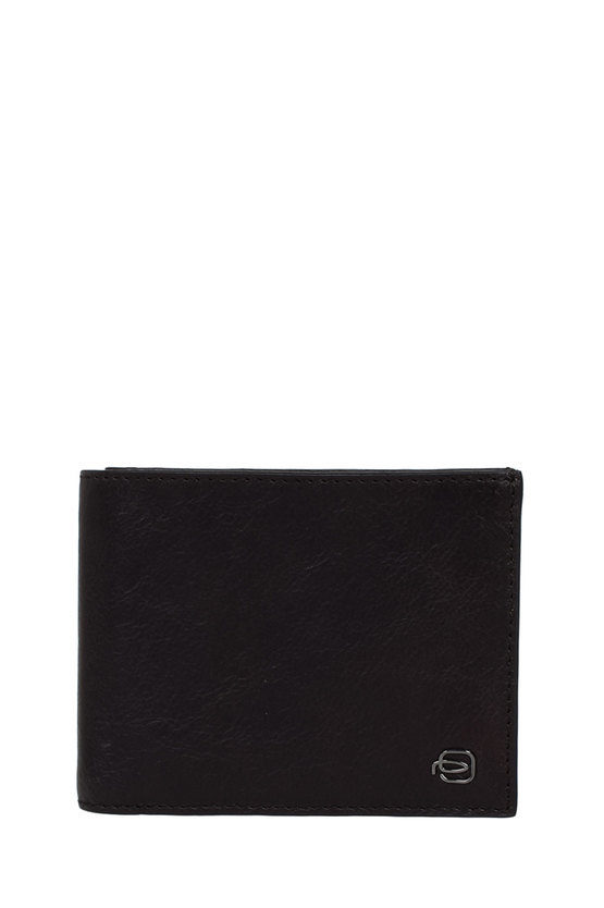 BLUE SQUARE Wallet with Business Card Holder Dark Brown