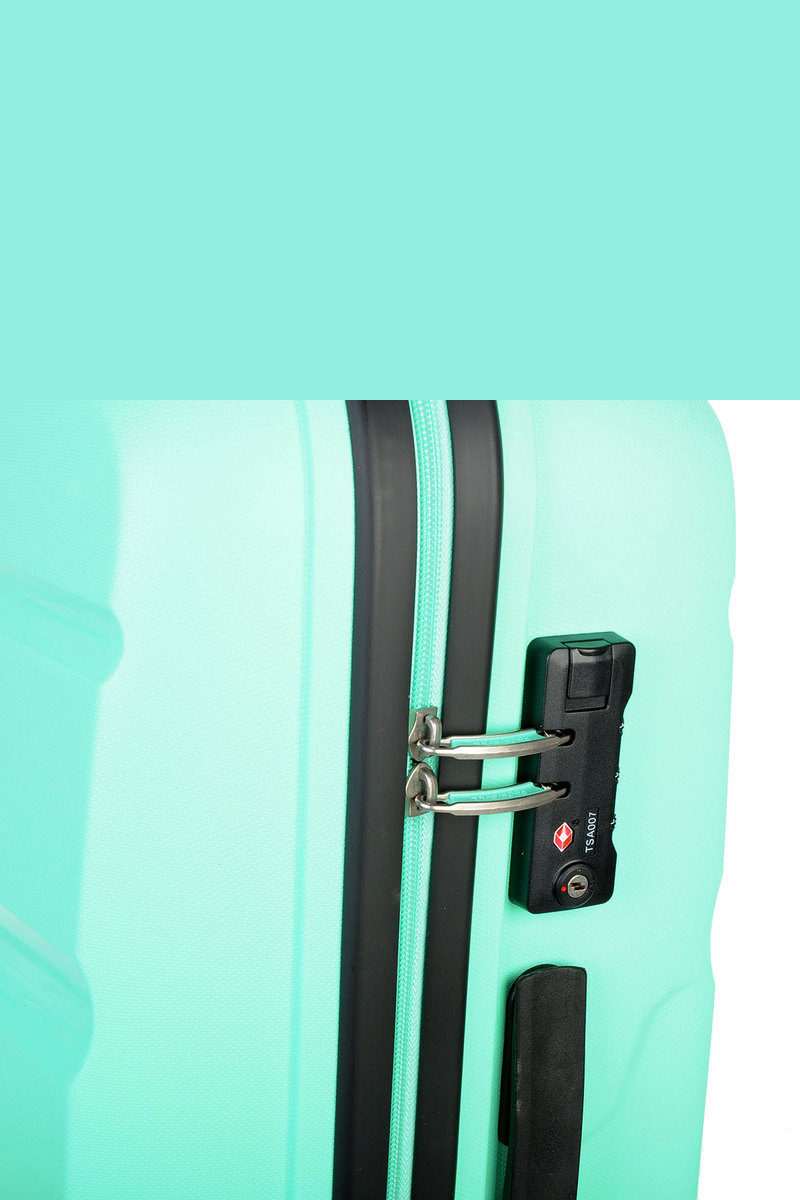 american tourister bon air mint green