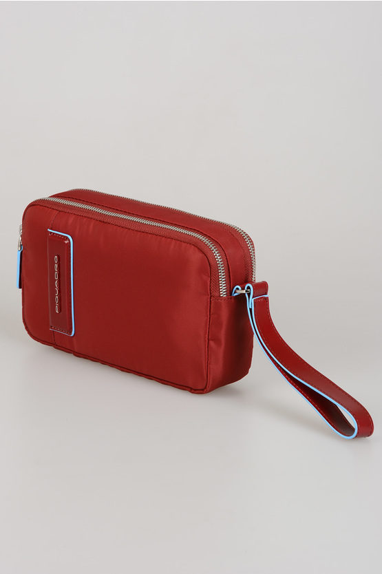 CELION Fabric Clutch Bag Red