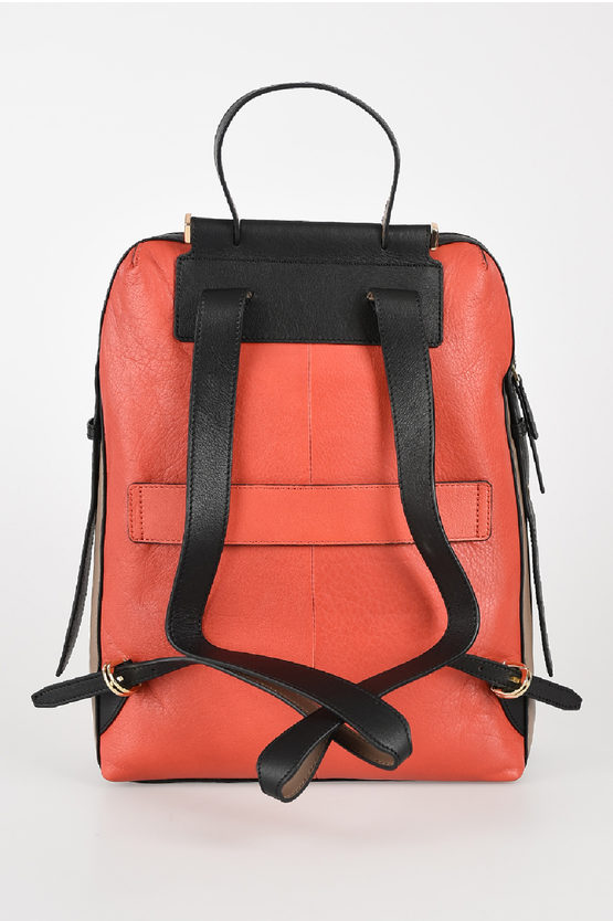 CIRCLE Leather Computer Backpack 