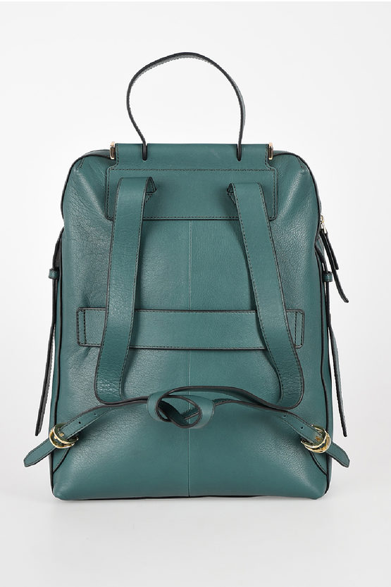 CIRCLE Leather Computer Backpack 