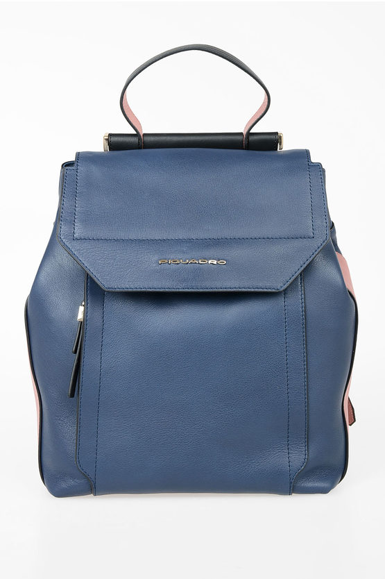 CIRCLE Leather expandable backpack for Ipad Blue 