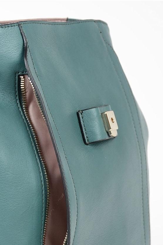 CIRCLE Leather expandable backpack for Ipad Teal 