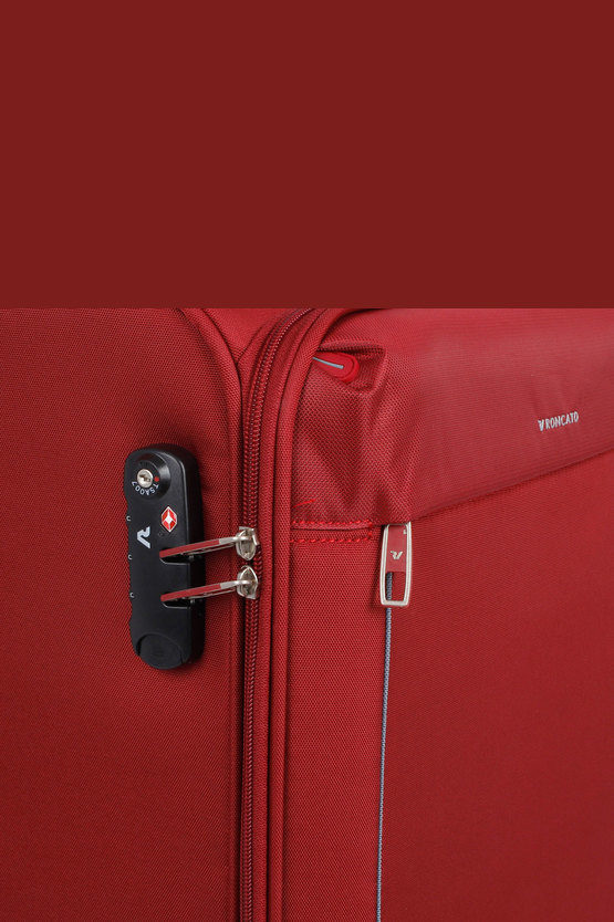 CONNECTION Trolley Cabina 55cm 2R Rosso