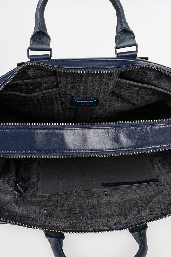 CUBE Leather Business Bag Blue