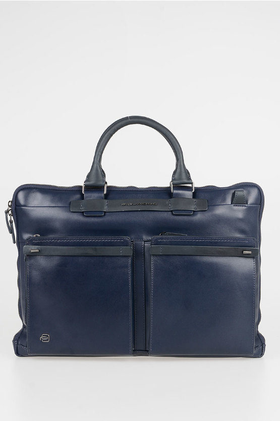 CUBE Leather Document Business Pc Blue