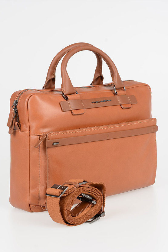 CUBE Leather Document Business Pc Brown