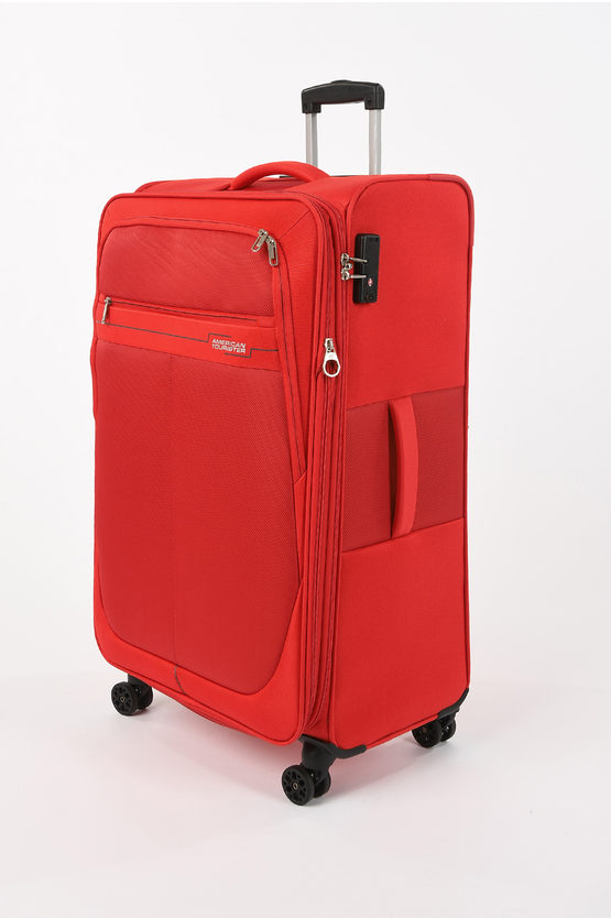 DEEP DIVE Large Trolley 78cm 4W Expandable Red/Grey