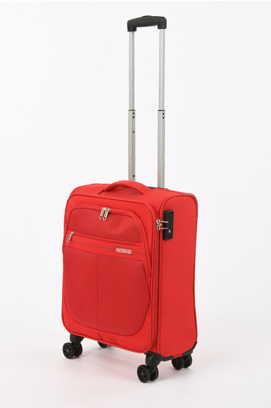 DEEP DIVE Set 3 Trolley 4W Expandable Red/grey