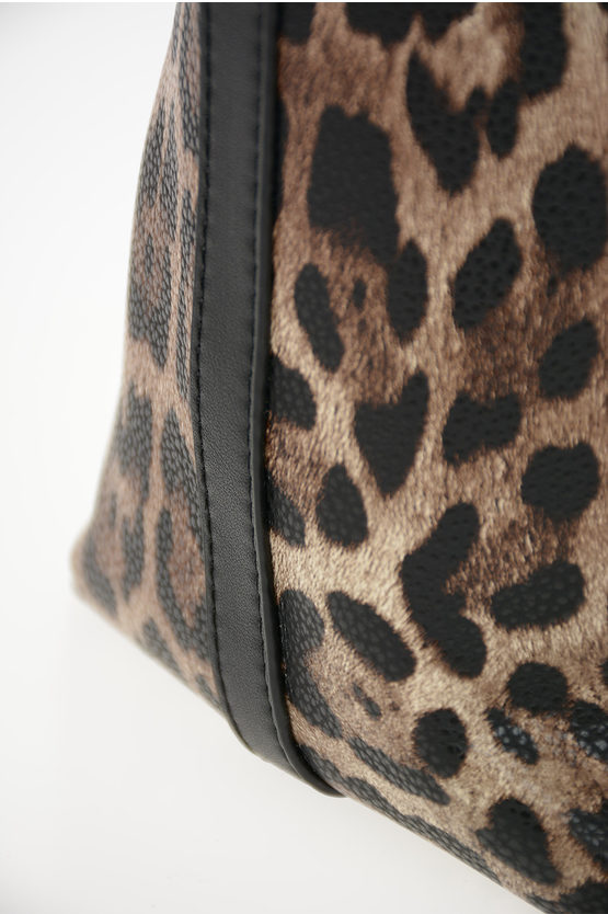 ERMANNO Faux Leather Leopard Printed GRETA Bag