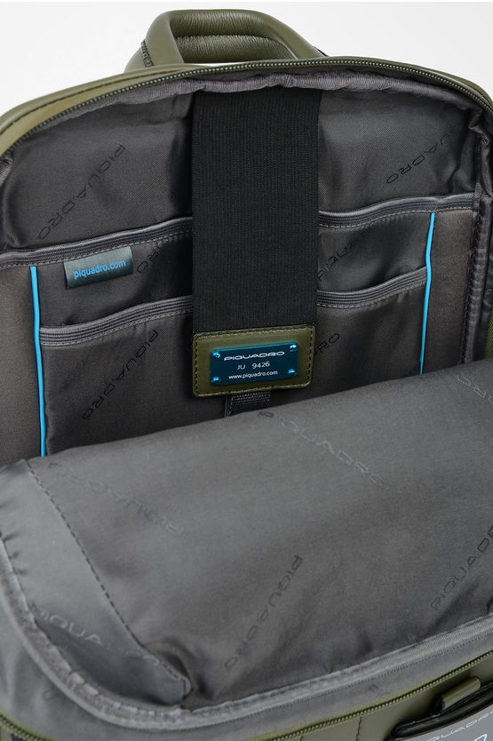 EXPLORER Leather Backpack for Ipad Green