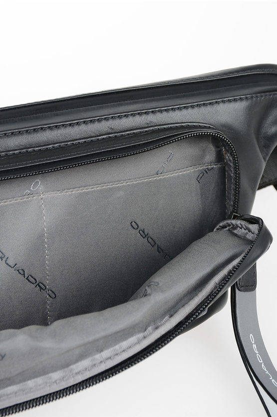 EXPLORER Leather Bum Bag Black