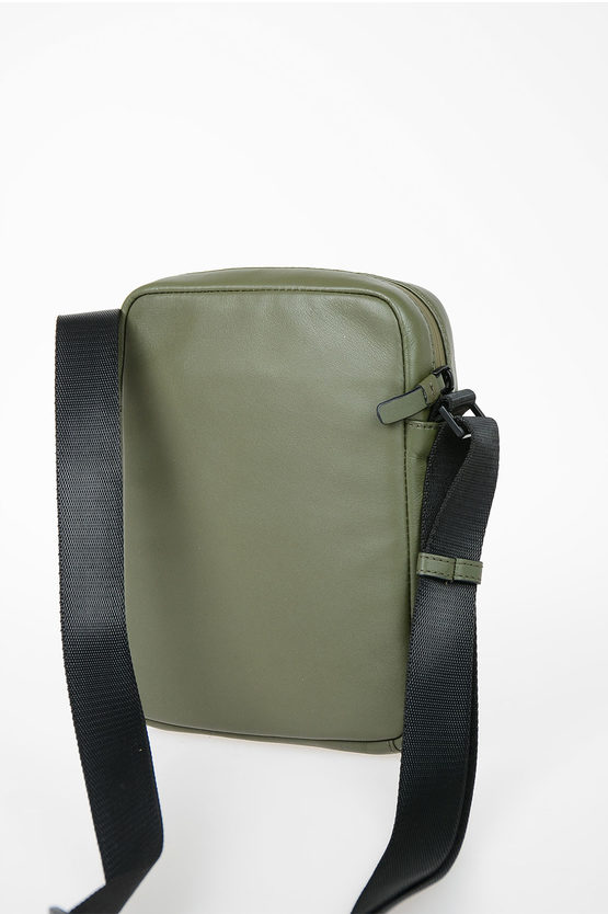 EXPLORER Leather Crossbody Bag Green