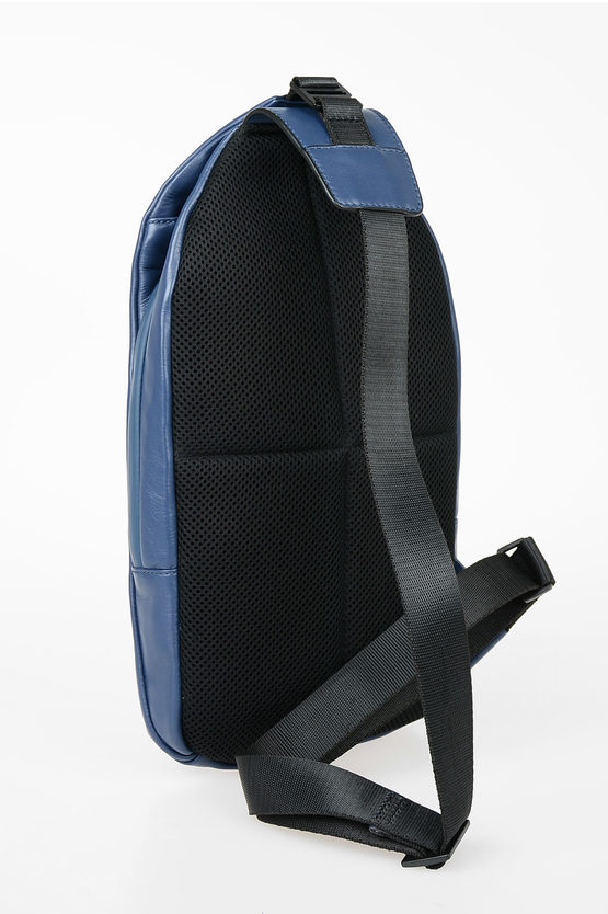 EXPLORER Leather One Shoulder Bag Blue