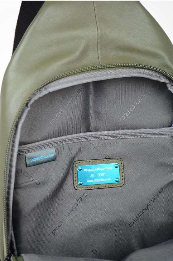 EXPLORER Leather One Shoulder Bag Green