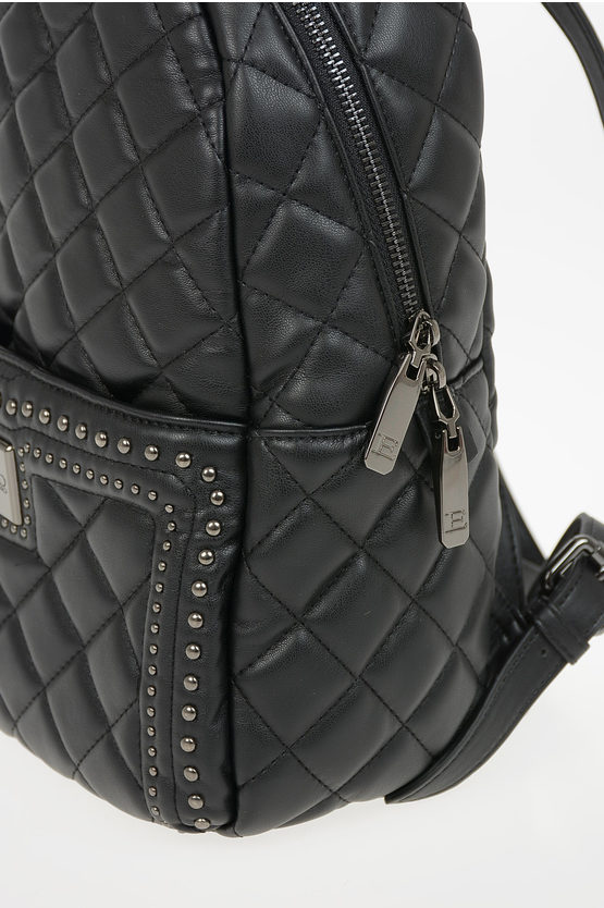 Faux Leather Quilted IVY Backpack