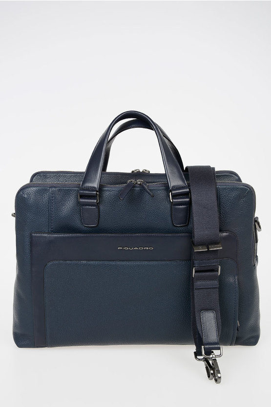 FEELS Leather Business Bag Blue