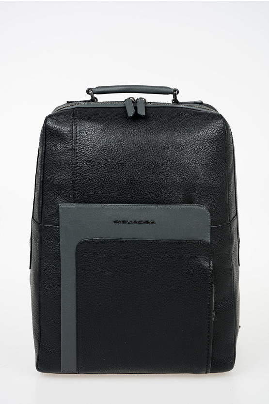 FEELS Leather Computer Backpack Black