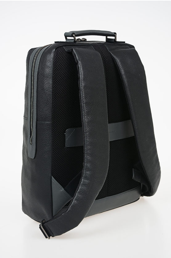 FEELS Leather Computer Backpack Black