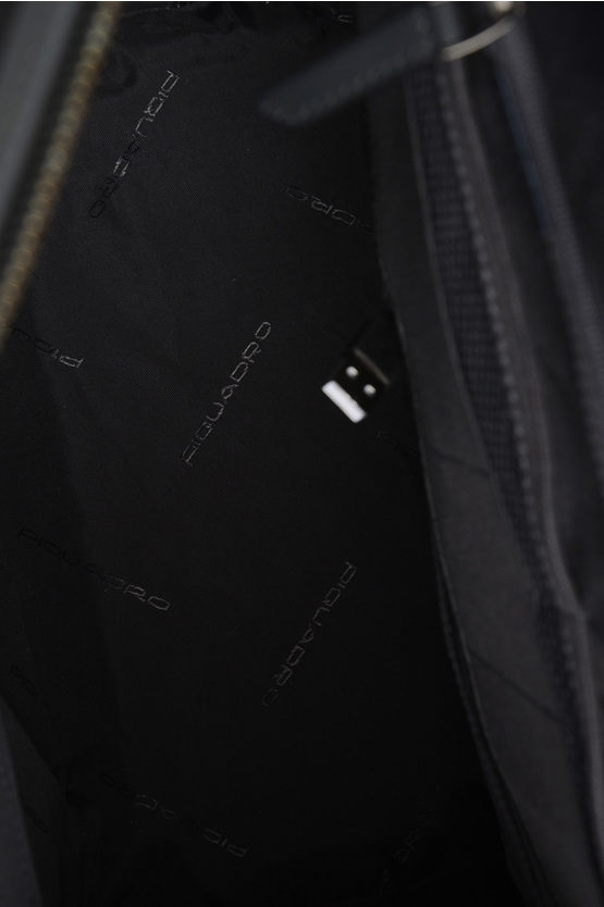 FEELS Leather Multi Pocket Backpack TSA Lock Black