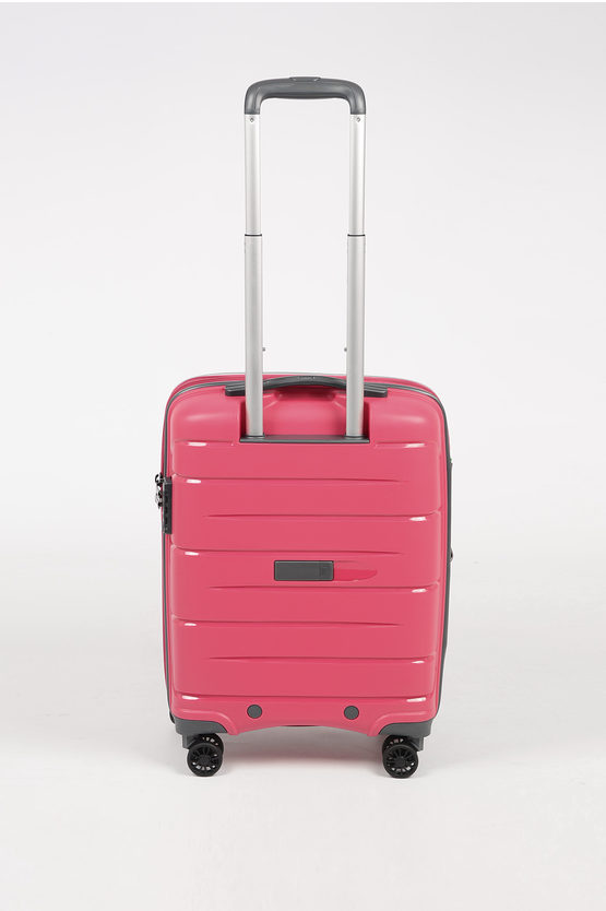 FLIGHT DLX Cabin Trolley 55cm 4W Expandable Pink