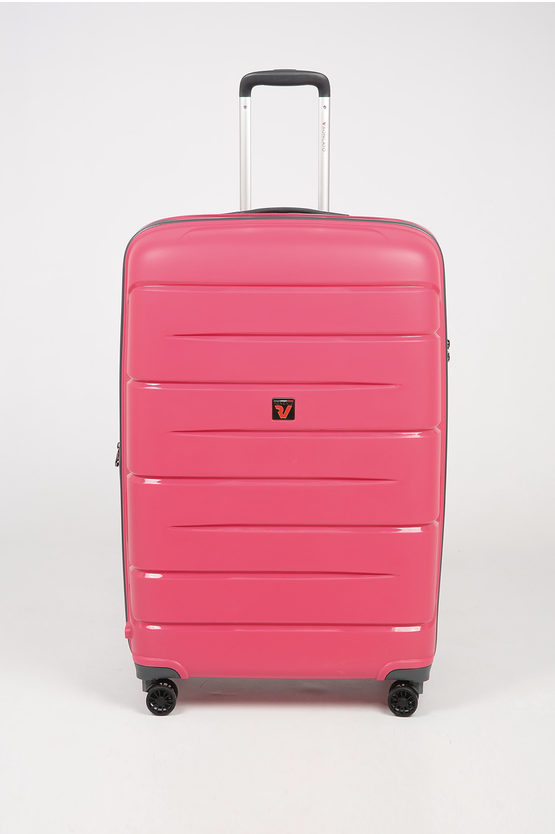 FLIGHT DLX Large Trolley 79cm 4W Expandable Pink
