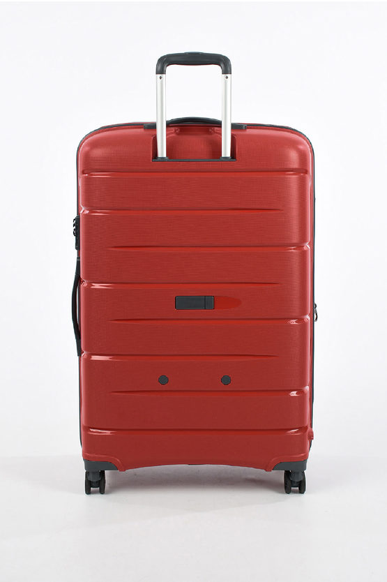 FLIGHT DLX Large Trolley 79cm 4W Expandable Red
