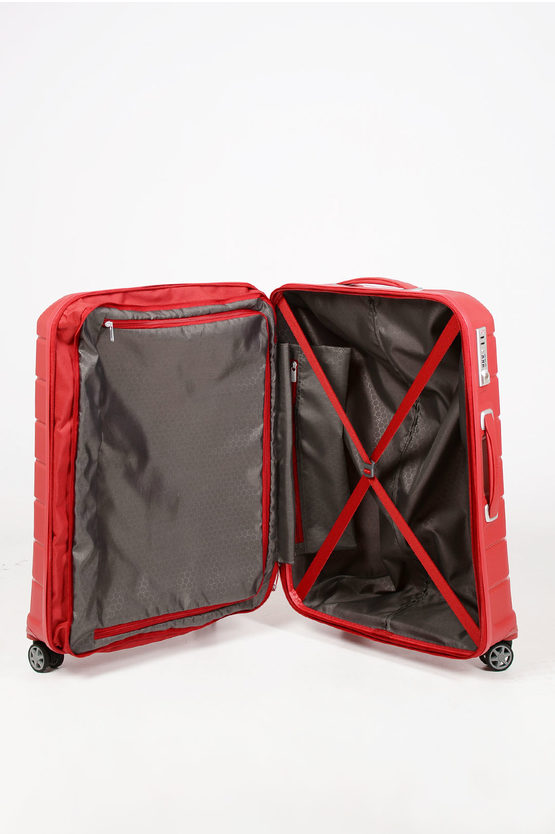 FLUX Medium Trolley 68cm 4W Expandable Red