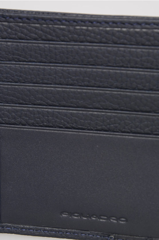 ILI Leather Wallet blue