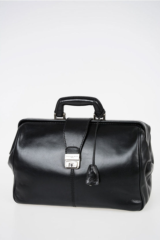 Leather Business Bag Black