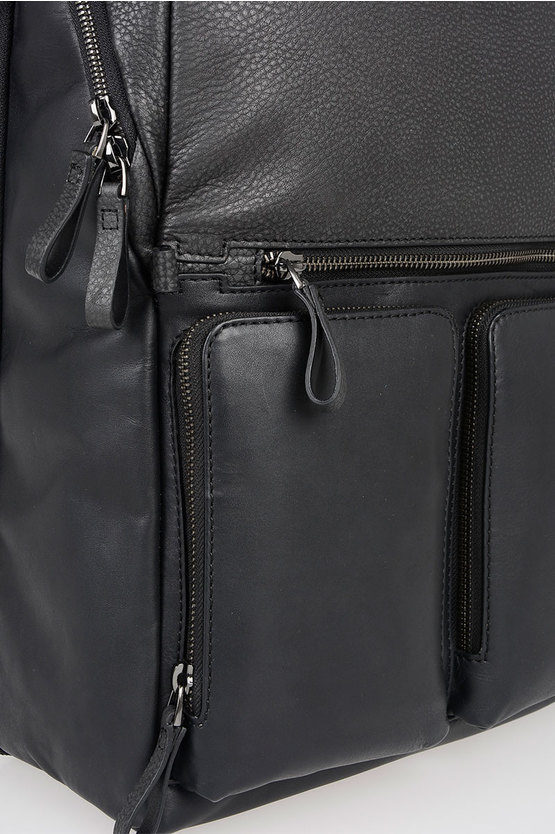 LINE Leather Back Pack Black