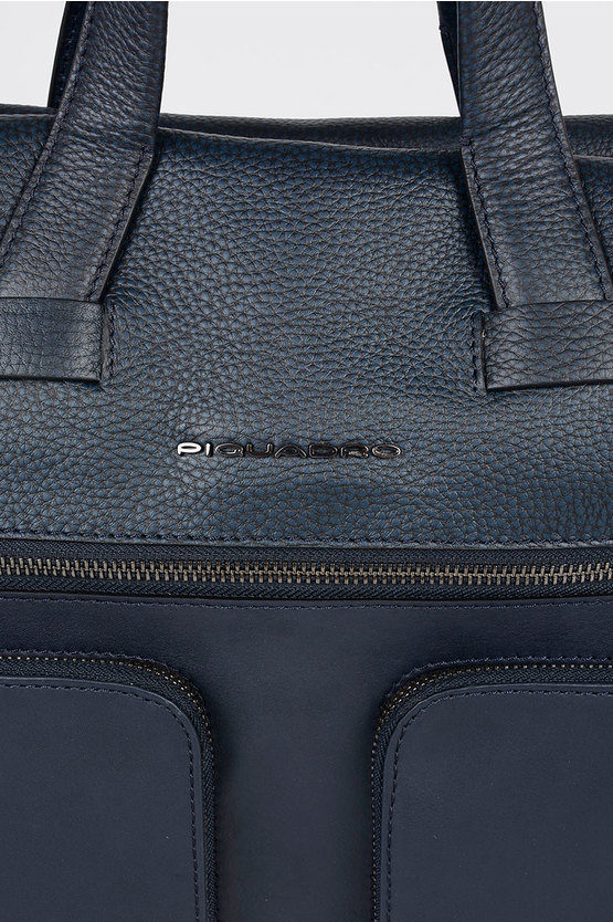 LINE Leather Briefcase For iPad®Air/Pro Pc Blue