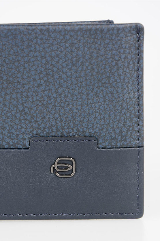 LINE Leather Wallet Blu