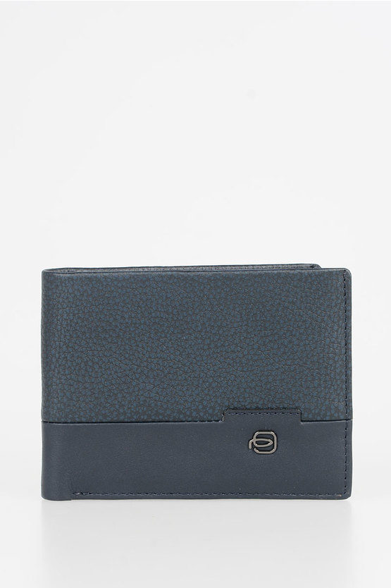 LINE Leather Wallet Blue