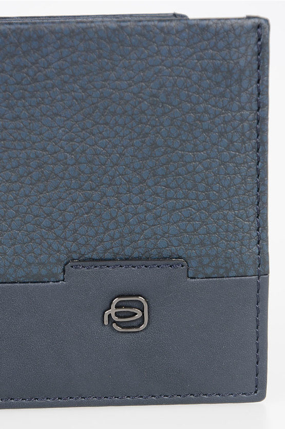 LINE Leather Wallet Blue