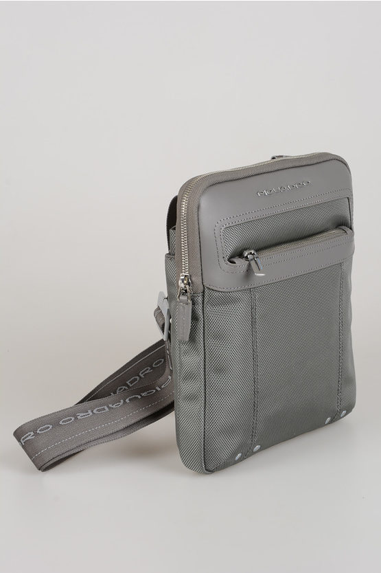 LINK Fabric Leather Bag Grey